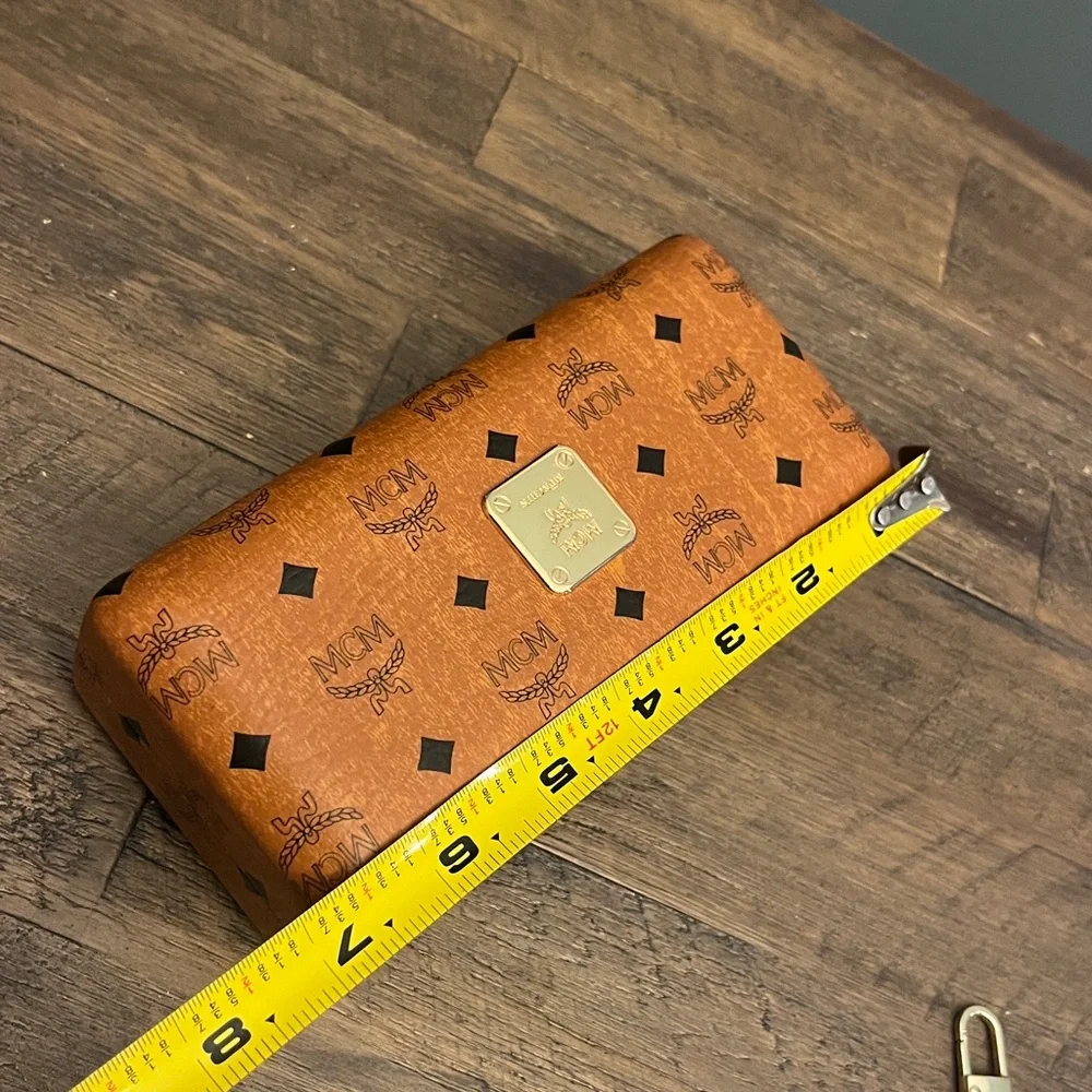 MCM Jumbo Leather Hardshell Sunglasses Case - Picture 8 of 16